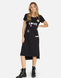 Lauren Moshi #1 Love Rainbow Lip Midi Dress In | Genesis By *Women Dresses