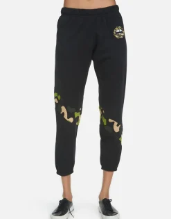 Lauren Moshi Abra Camo Lip*Women Crop Sweatpants