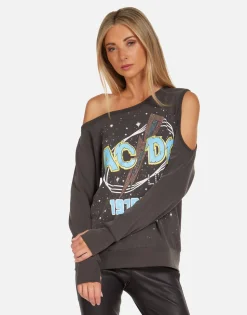 Lauren Moshi Acdc 1978 Tour Vintage Concert Top | Joanna By *Women Long Sleeve