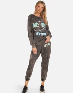 Lauren Moshi Acdc 1978 Tour Vintage Concert Pullover | Anela By *Women Long Sleeve