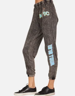 Lauren Moshi Acdc 1978 Tour Women'S Crop Sweatpants | Alana By *Women Crop Sweatpants
