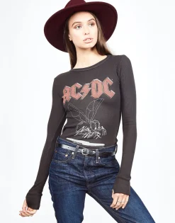 Lauren Moshi Acdc Bug L/S Fitted Thermal W/ Thumbholes | Mckinley*Women Long Sleeve