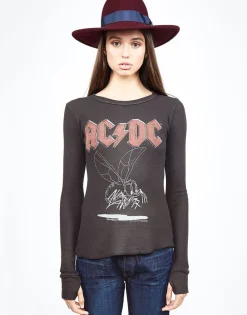 Lauren Moshi Acdc Bug L/S Fitted Thermal W/ Thumbholes | Mckinley*Women Long Sleeve