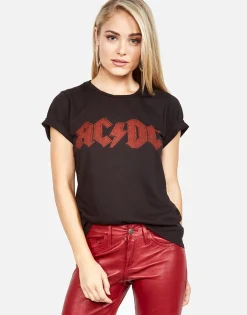 Lauren Moshi Acdc Money Talks S/S Vintage Tee | Croft By *Women Short Sleeve