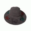 Lauren Moshi Adina- Bucket Hat W/ Butterfly Crystals* Hats