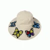 Lauren Moshi Adina- Bucket Hat W/ Butterfly Patches* Hats