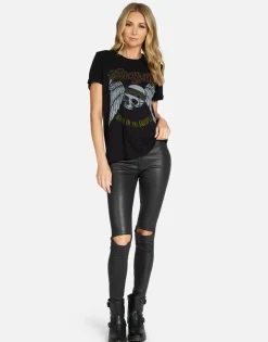 Lauren Moshi Aerosmith Back In The Saddle Vintage Tee | Edda X By *Women Short Sleeve
