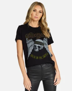 Lauren Moshi Aerosmith Back In The Saddle Vintage Tee | Edda X By *Women Short Sleeve