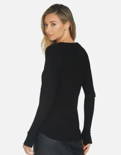 Lauren Moshi Aerosmith Back In The Saddle Fitted Top | Mckinley X By *Women Long Sleeve