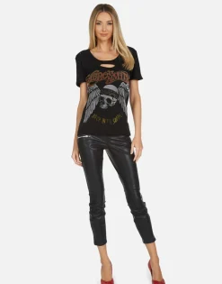 Lauren Moshi Aerosmith Back In The Saddle Vintage Tee | Myra X By *Women Short Sleeve