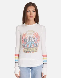 Lauren Moshi Aerosmith Tour Fitted Thermal In | Mckinley By *Women Long Sleeve