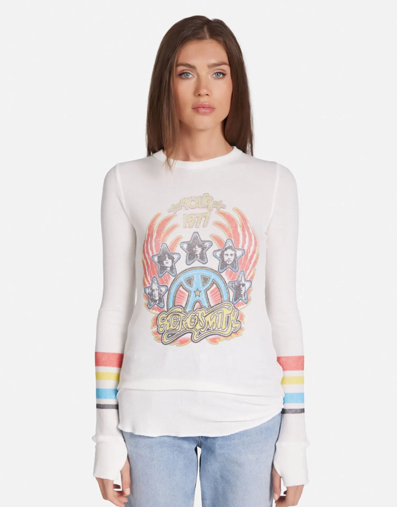Lauren Moshi Aerosmith Tour Fitted Thermal In | Mckinley By *Women Long Sleeve