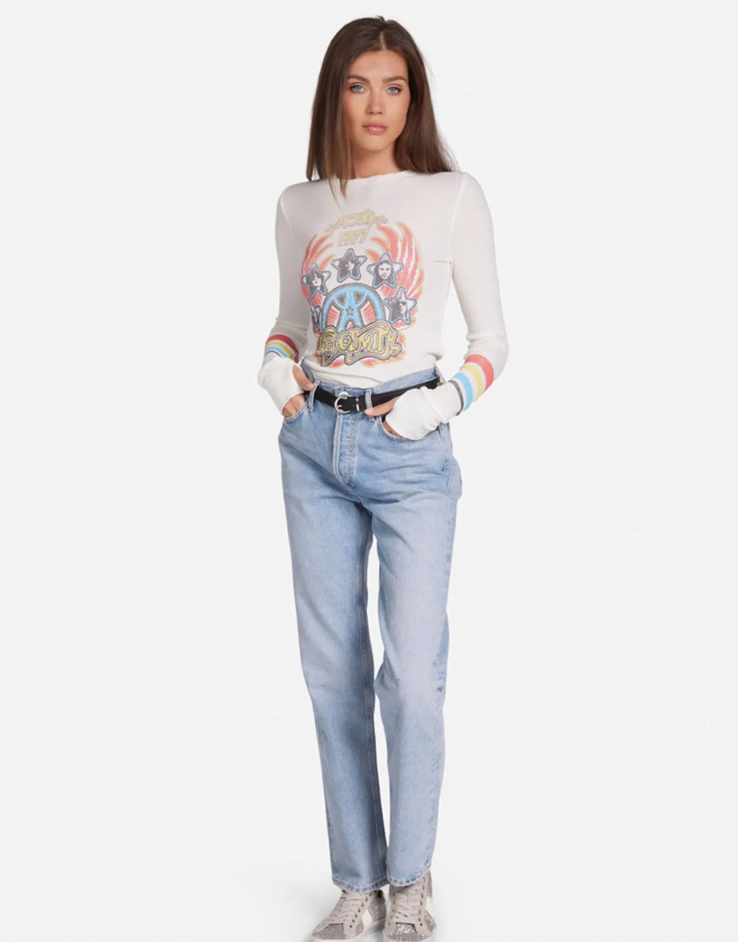 Lauren Moshi Aerosmith Tour Fitted Thermal In | Mckinley By *Women Long Sleeve