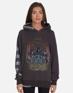 Lauren Moshi Aerosmith Tour Hoodie In | Trina By *Women Hoodies
