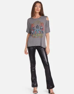 Lauren Moshi Aerosmith Tour Oversized Tee | Kierstyn By *Women Short Sleeve
