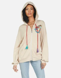 Lauren Moshi Aisha Peace Love Camel*Women Hoodies