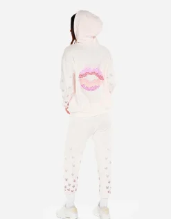 Lauren Moshi Alana Butterfly Lip*Women Crop Sweatpants