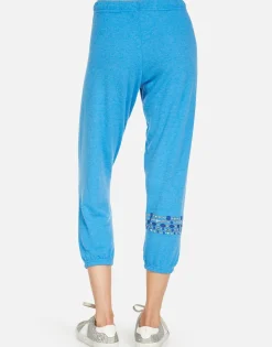 Lauren Moshi Alana Chain Evil Eye*Women Crop Sweatpants