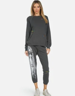 Lauren Moshi Alana Hippie Girl*Women Crop Sweatpants