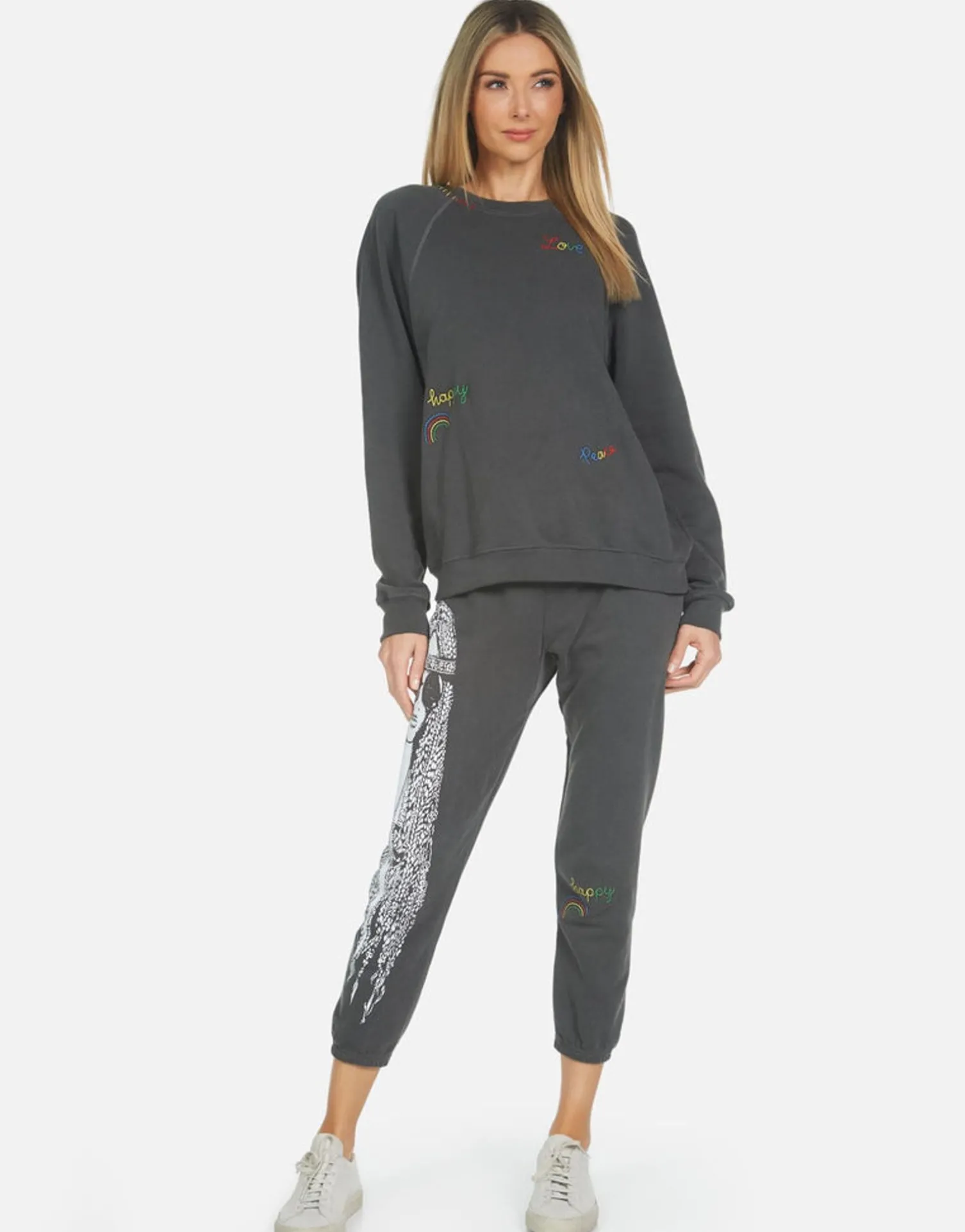 Lauren Moshi Alana Hippie Girl*Women Crop Sweatpants