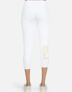 Lauren Moshi Alana Peace Love Camel*Women Crop Sweatpants