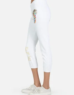 Lauren Moshi Alana Peace Love Camel*Women Crop Sweatpants