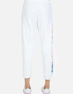 Lauren Moshi Alana Scribble Lip*Women Crop Sweatpants