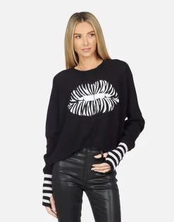 Lauren Moshi Alda Zebra Lip*Women Sweaters & Knits
