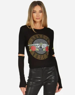 Lauren Moshi Amora Guns N' Roses*Women Long Sleeve