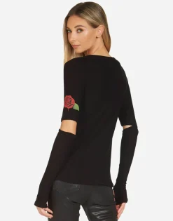 Lauren Moshi Amora Guns N' Roses*Women Long Sleeve