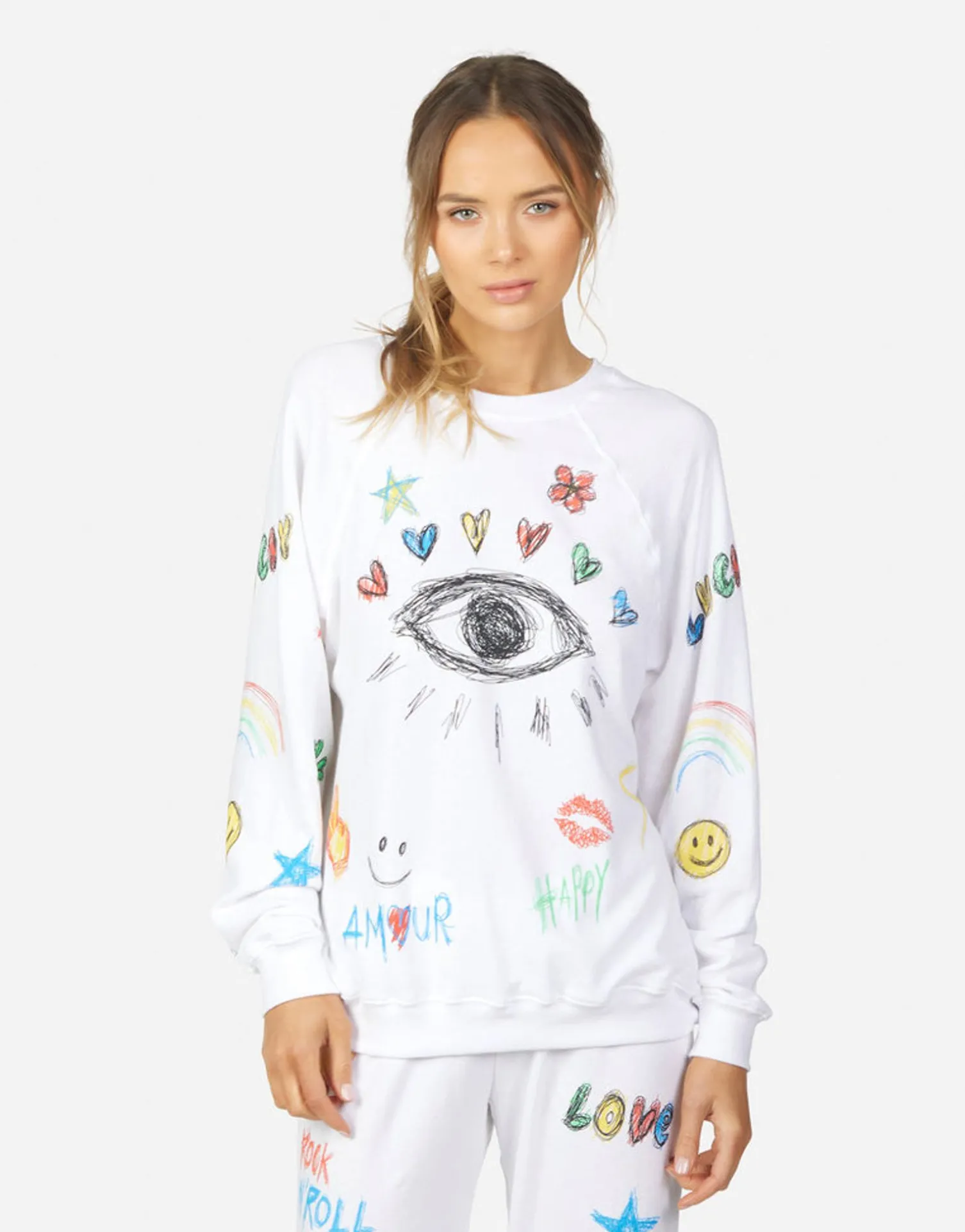 Lauren Moshi Anela Doodle Elements*Women Long Sleeve