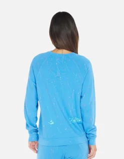 Lauren Moshi Anela Splatter Heart*Women Long Sleeve