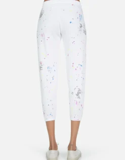 Lauren Moshi Annabelle Peace Teddy*Women Crop Sweatpants