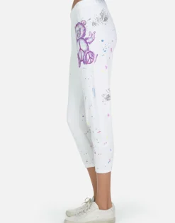 Lauren Moshi Annabelle Peace Teddy*Women Crop Sweatpants