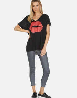 Lauren Moshi April Red Kiss*Women Short Sleeve