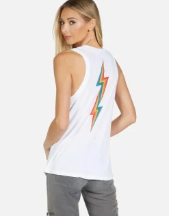 Lauren Moshi Ashlin Electric Skull*Women Tanks
