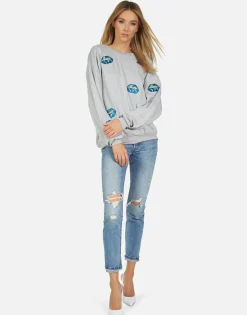 Lauren Moshi Babbs World Peace Lips*Women Long Sleeve