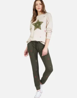 Lauren Moshi Bandana Elements Lounge Sweatpant W/ Cuff | Jess By *Women Long Sweatpants