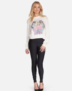 Lauren Moshi Barbie & Friends Crop Pullover In | Spalding By *Women Long Sleeve