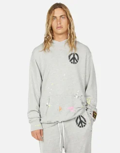 Lauren Moshi Beckford Airbrush Peace*Men Hoodies