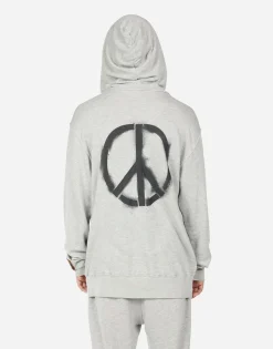 Lauren Moshi Beckford Airbrush Peace*Men Hoodies