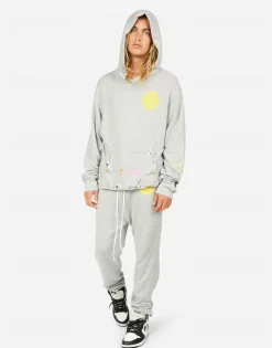 Lauren Moshi Beckford Spray Happyface*Men Hoodies