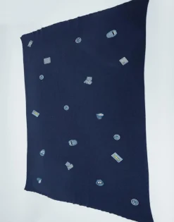 Lauren Moshi Bexley X All Over Denim Patches Blanket* Lifestyle