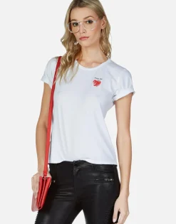 Lauren Moshi Bite Me Skull Apple S/S Vintage Tee | Croft By *Women Short Sleeve