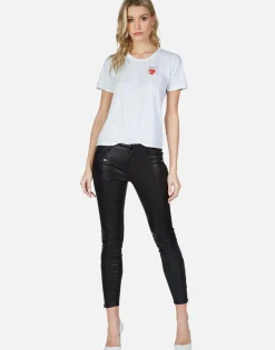 Lauren Moshi Bite Me Skull Apple S/S Vintage Tee | Croft By *Women Short Sleeve