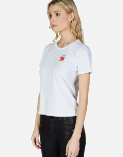 Lauren Moshi Bite Me Skull Apple S/S Vintage Tee | Croft By *Women Short Sleeve