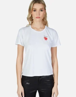 Lauren Moshi Bite Me Skull Apple S/S Vintage Tee | Croft By *Women Short Sleeve