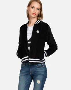 Lauren Moshi Biting Lip Yin Yang Faux Fur Jacket | Cambria By *Women Jackets