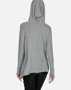 Lauren Moshi Biting Lip Yin Yang Oversized Pullover W/ Hood | Wilma By *Women Hoodies