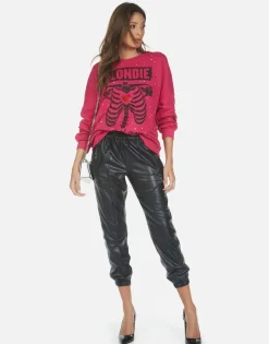 Lauren Moshi Blondie Heart L/S Boyfriend Pullover | Sierra By *Women Long Sleeve